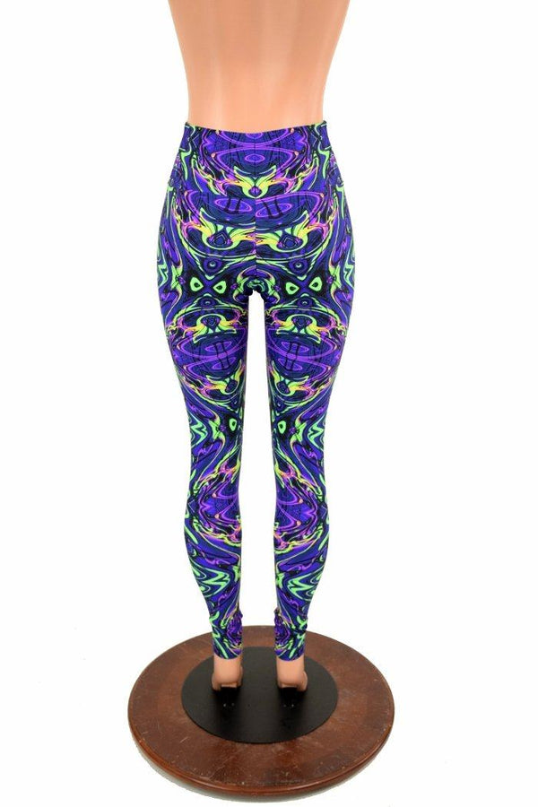 Neon Melt High Waist Leggings - 4