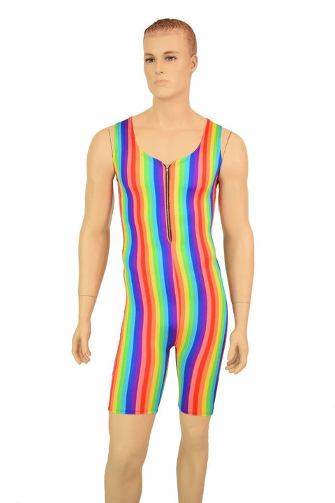 Mens Rainbow Tank Romper - Coquetry Clothing