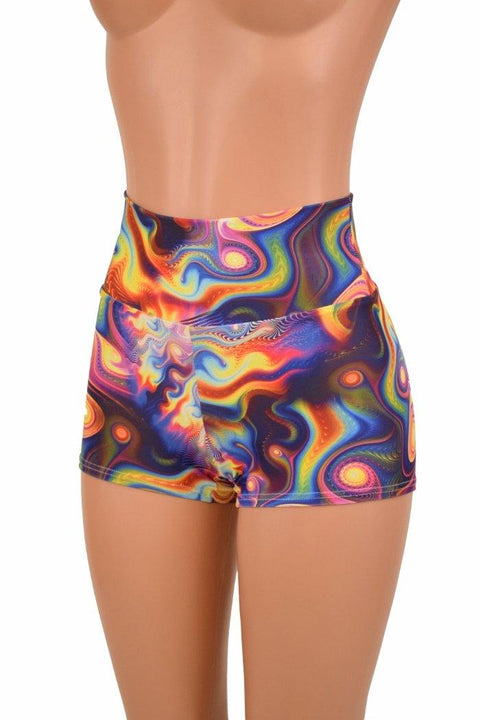 Meteorite High Waist Shorts - Coquetry Clothing
