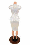 Holographic Peplum Top & Skirt Set - 4