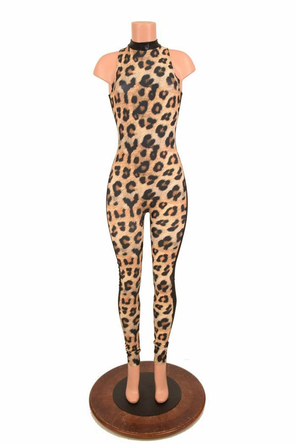 Leopard Side Panel Catsuit - 2