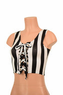 Build Your Own Lace Up Crop Tank - 8