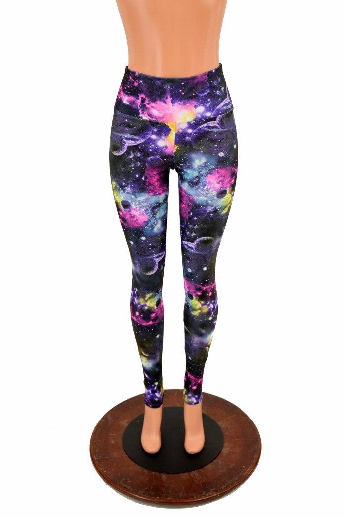 Wizard Lucy Blue Colorful Galaxy Printed Leggings Yoga Pants - Women -  ShopperBoard