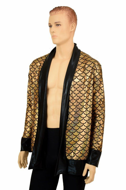 Not A Cardigan in Gold Dragon Scale - Coquetry Clothing