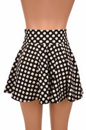 Black & White Polka Dot Skirt - 3