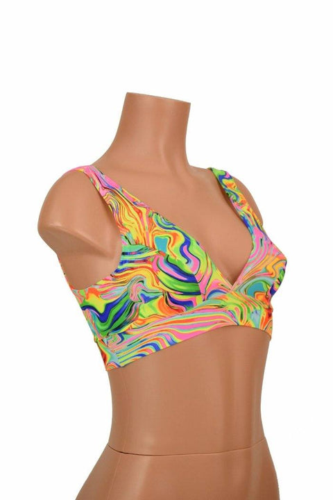 Starlette Bralette in Neon Flux - Coquetry Clothing