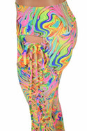 Neon Flux Lace Up Bell Bottom Flares - 6