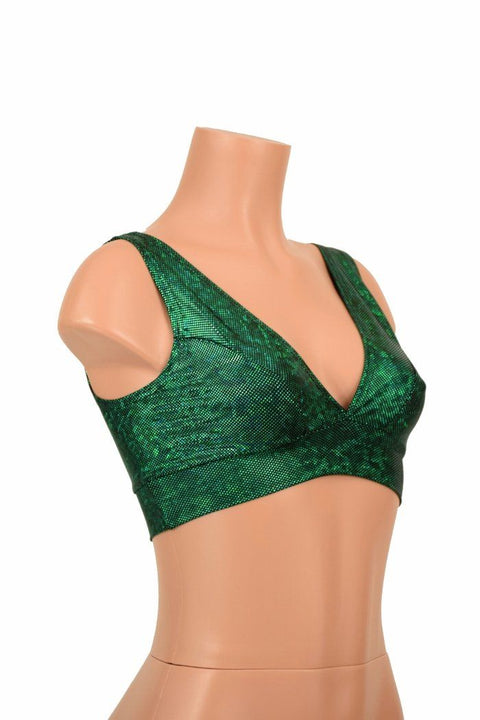 Starlette Bralette in Green Kaleidoscope - Coquetry Clothing