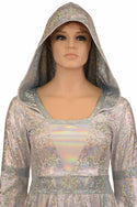 Hooded Marian Gown with Sorceress Sleeves - 9