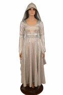 Hooded Marian Gown with Sorceress Sleeves - 3