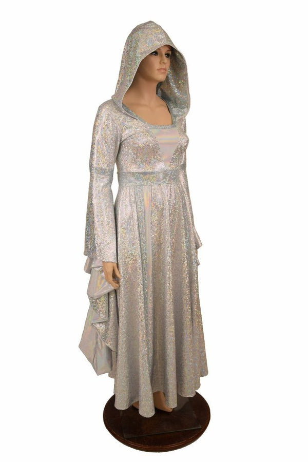 Hooded Marian Gown with Sorceress Sleeves - 2