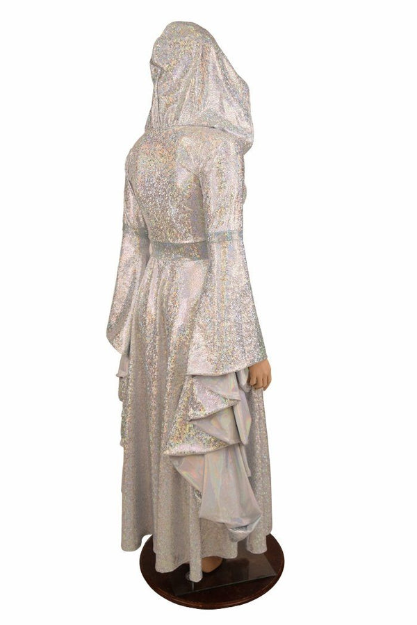 Hooded Marian Gown with Sorceress Sleeves - 4