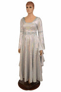 Hooded Marian Gown with Sorceress Sleeves - 5
