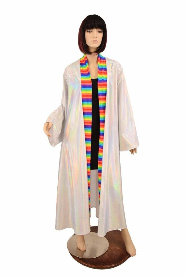 Robe with Rainbow Trim & Sash - 4