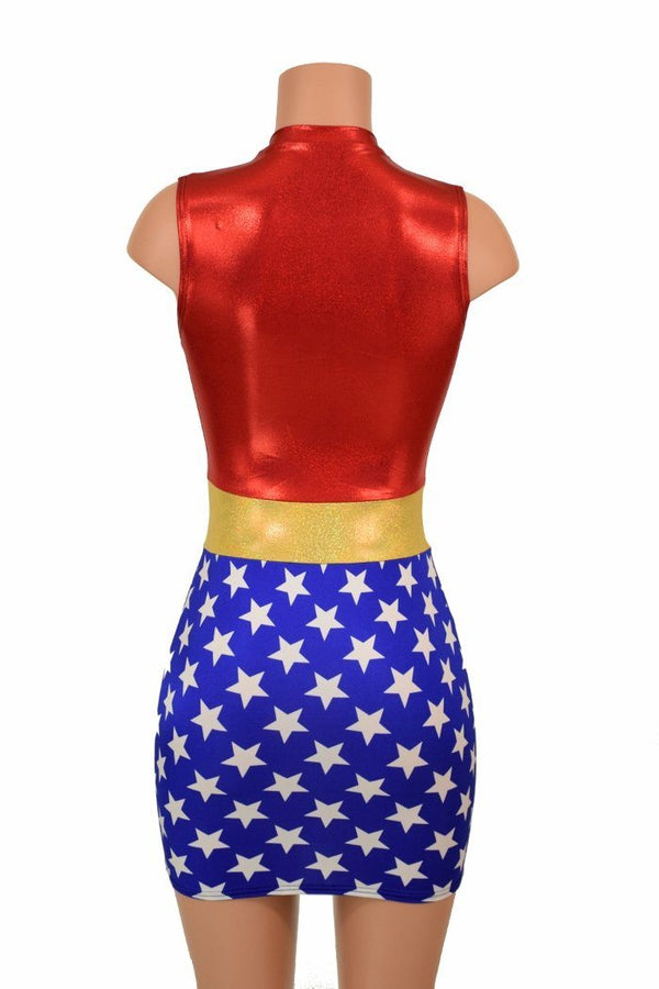 Super Hero Bodycon Dress - 4