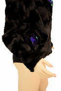 Minky Faux Fur Short Jacket - 8