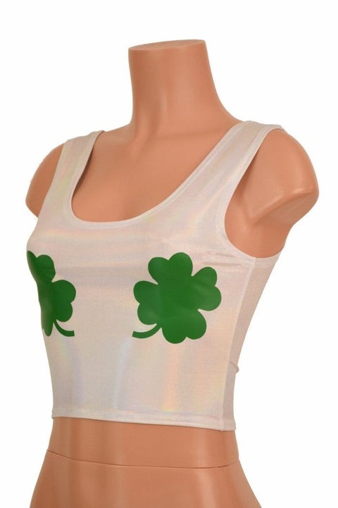 Lucky Clover Crop Top - Coquetry Clothing