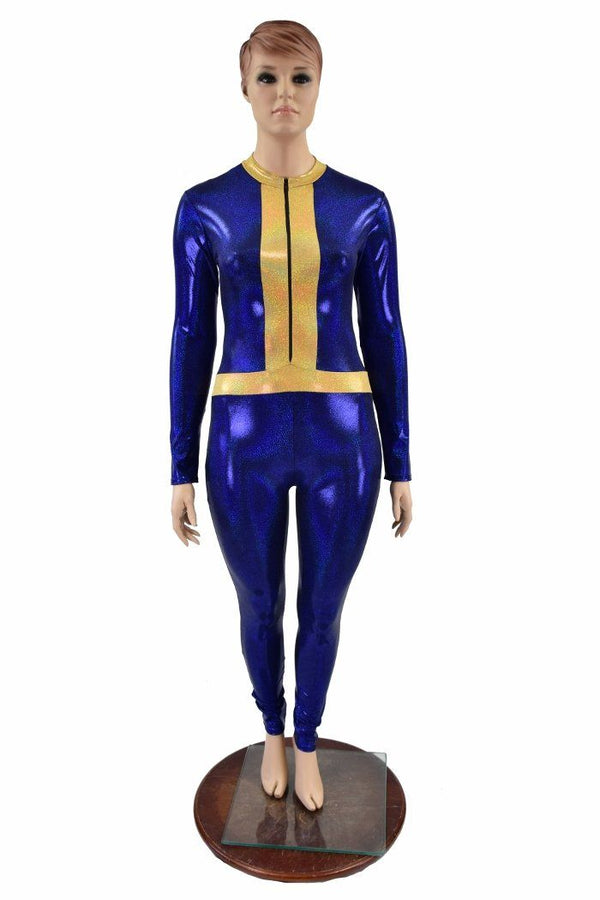 Blue & Gold Fallout Cosplay Suit - 10