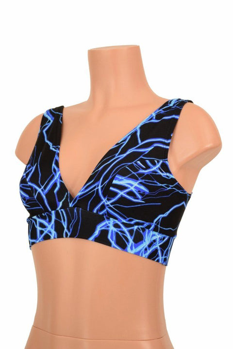 Starlette Bralette in Blue Lightning - Coquetry Clothing