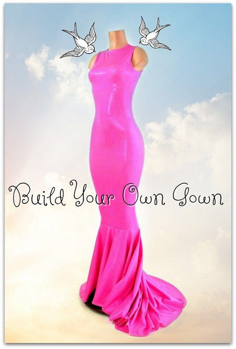 Build Your Own Zipper Back Puddle Train Gown - Coquetry Clothing