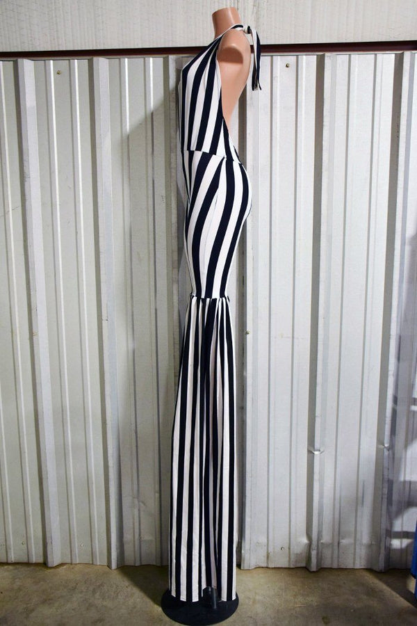 Circus Striped Stilting Costume - 2