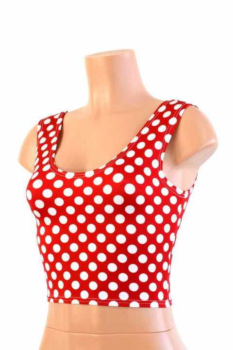 Polka Dot Crop Top - Coquetry Clothing