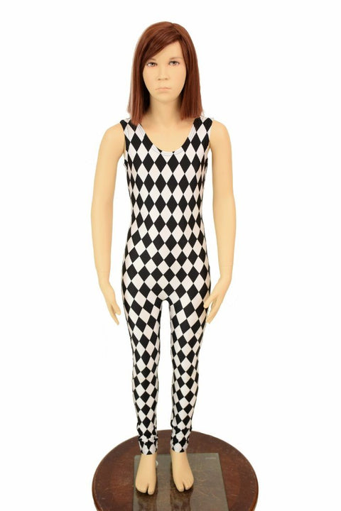 Kids Black & White Catsuit - Coquetry Clothing