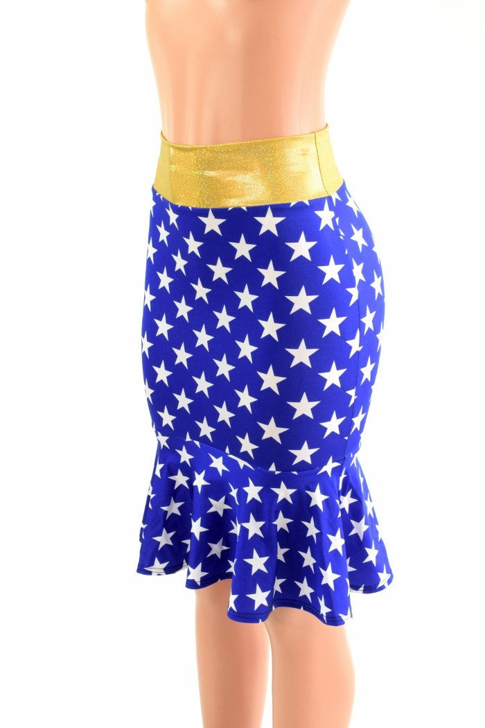 Knee Length Super Hero Skirt | Coquetry Clothing