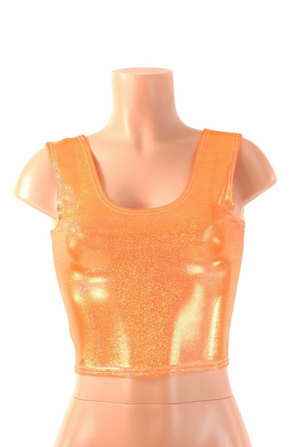 Two Tone Reversible Tank Crop Top - 4