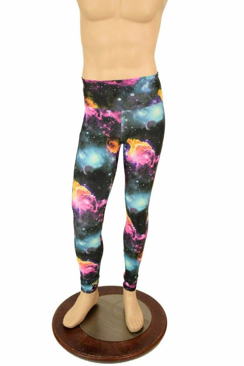 Mens Leggings in Galaxy - Coquetry Clothing