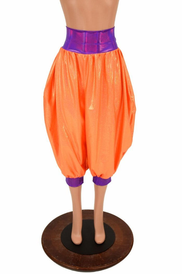 "Michael" Pants in Orange & Grape - 2