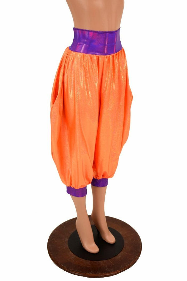 "Michael" Pants in Orange & Grape - 3