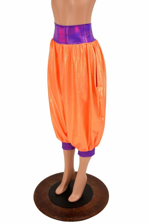 "Michael" Pants in Orange & Grape - Coquetry Clothing