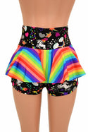 Unicorns & Rainbows Ruffle Rump Shorts - 4