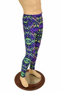 Mens Leggings in Neon Melt - 2