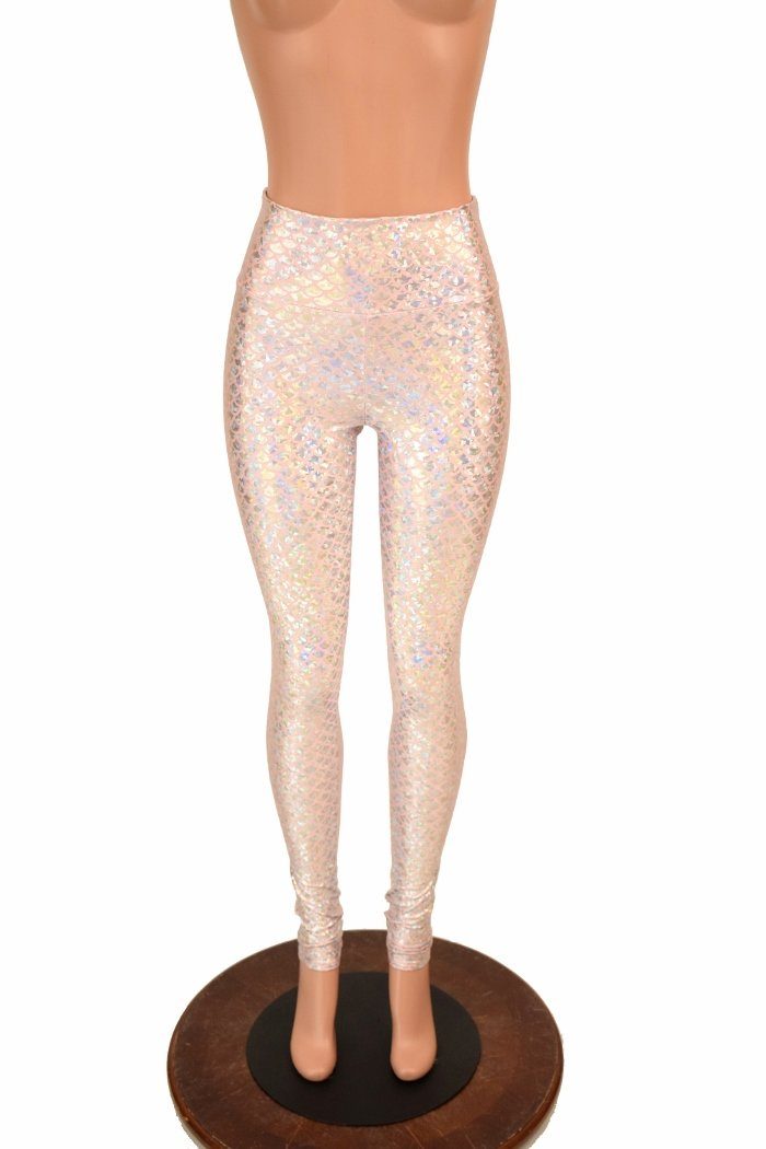 Pink mermaid clearance leggings