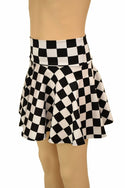 Black & White Check Kids Skirt or Skort - 5