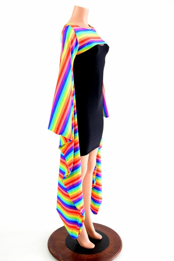 Rainbow Stripe Kimono Bolero - 4