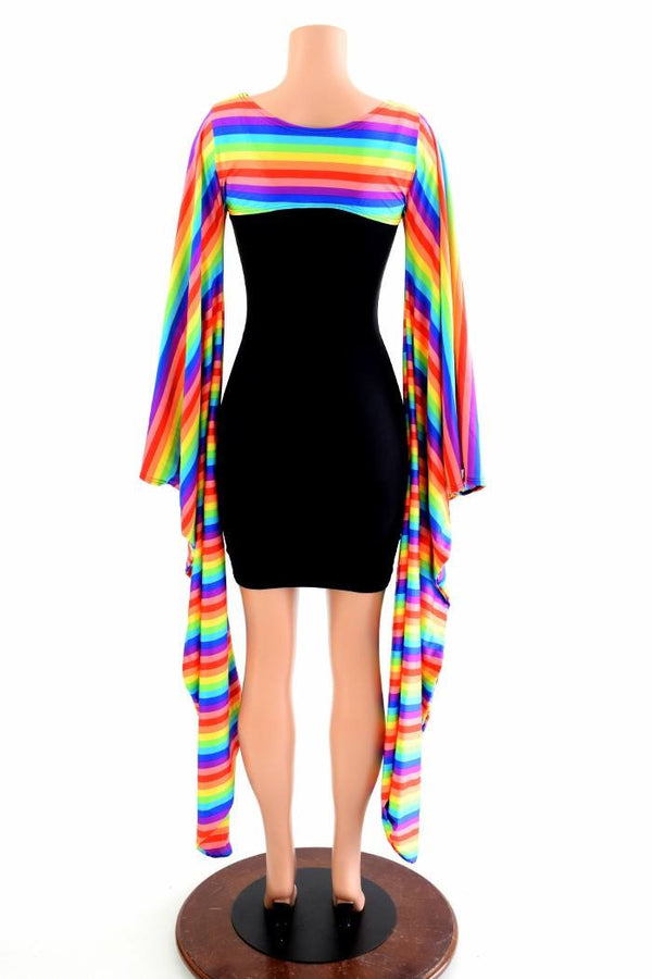 Rainbow Stripe Kimono Bolero - 3