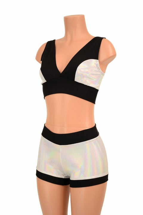 Starlette Bralette & Mid Rise Shorts Set - Coquetry Clothing