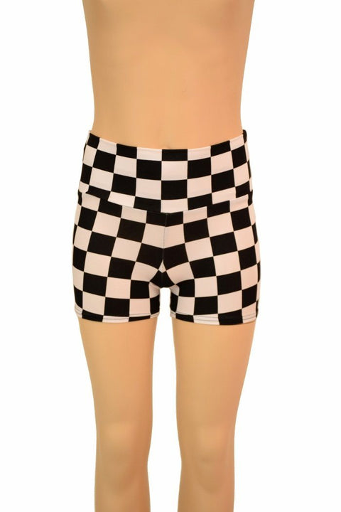 Kids Black & White Shorts - Coquetry Clothing