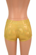 Gold Sparkly Jewel Lowrise Shorts - 5