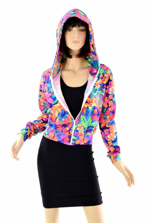 "Kimberly" Jacket in Tahitian Floral - Coquetry Clothing