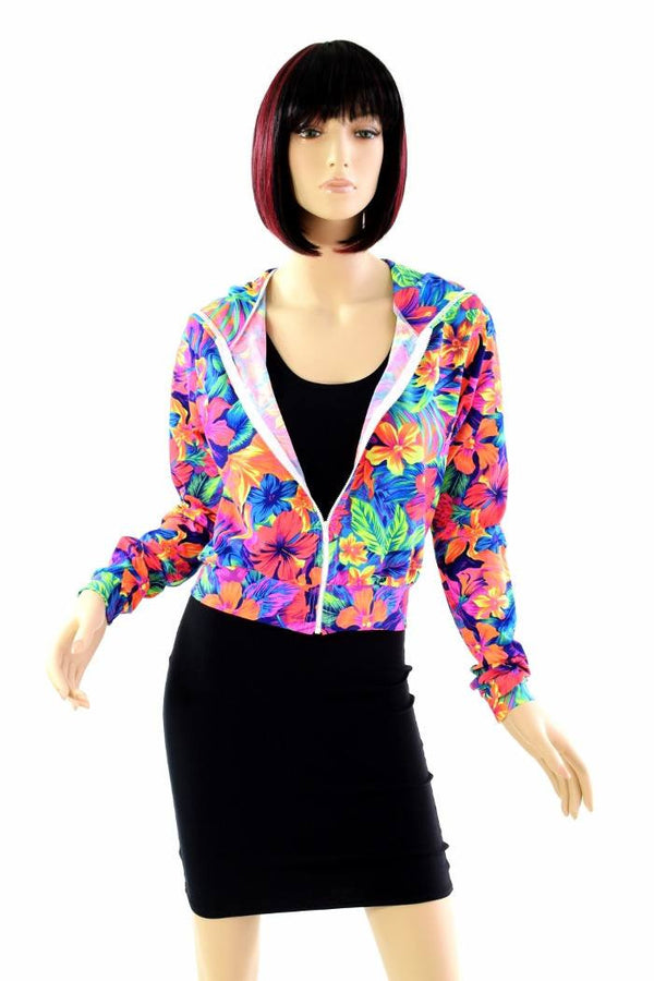 "Kimberly" Jacket in Tahitian Floral - 7