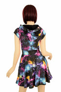 Cap Sleeve Galaxy Cat Skater Dress - 6
