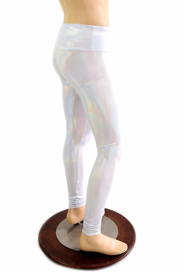 Mens Leggings in Flashbulb Holographic - 4