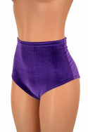 Purple Back Lace Up Siren Shorts - 6