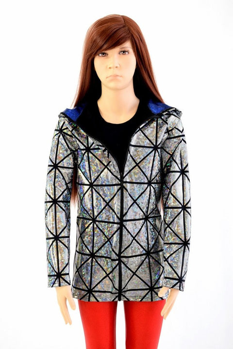 Kids Cracked Tile Long Sleeve Jacket - Coquetry Clothing