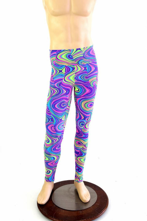 Mens Leggings in Glow Worm - Coquetry Clothing