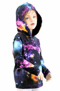 Childrens Galaxy UV Glow Long Sleeve Hoodie - 1